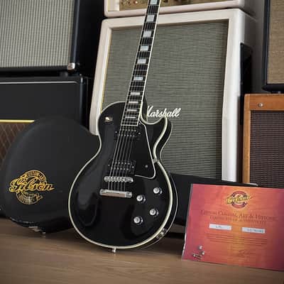 Gibson Custom Shop Les Paul Custom EB/CH seltenes Exemplar mit Chrome Hardware! 2007 - Ebony with Chrome Hardware image 18