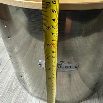 Pearl Forum Tom Drum Shell 13”x10” Bare Wood #OV41 image 5