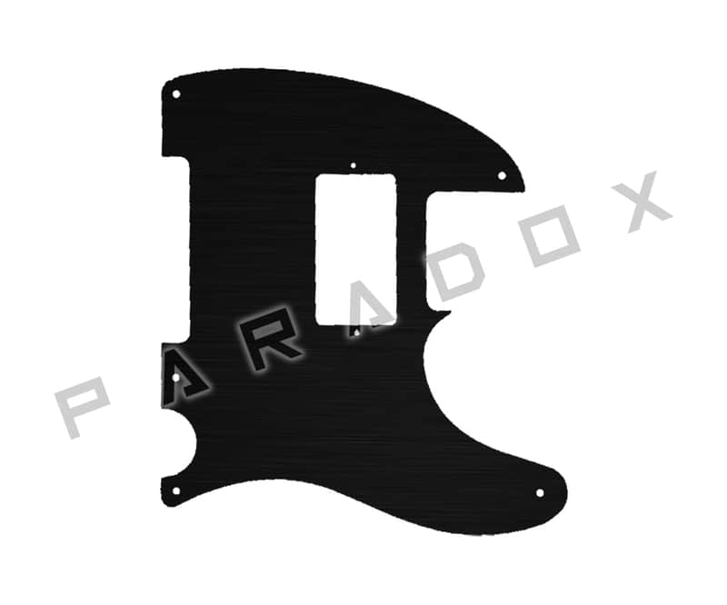 Custom Pickguard For 2019-2024 Made in Indonesia Squier Classic Vibe 50's Telecaster - Simulated Black Anodized .090" image 1