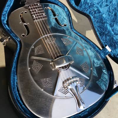 National Reso-Phonic NRP Steel 14 Fret Single Cone 2024 Rubbed Nickel - IN STOCK NOW! image 9