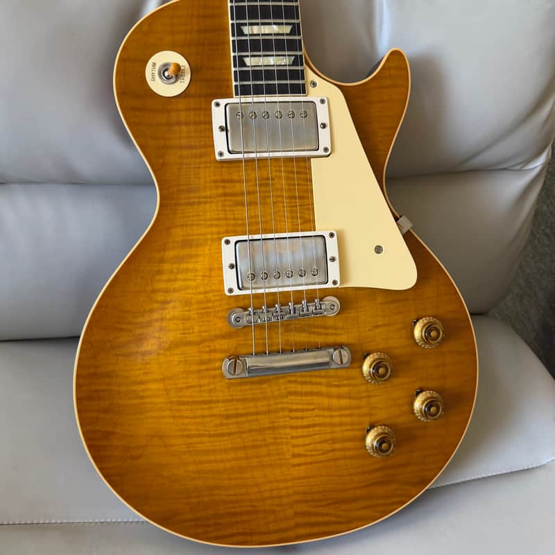 2025 Gibson Custom Shop '59 Les Paul  8.45 lb  - Dirty Lemon VOS _ R9 1959 Historic Reissue Bild 1