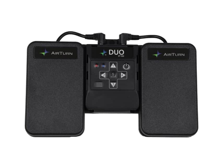 PEDALE VOLTA PAGINA PARTITURE DIGITALI AIRTURN DUO 500 image 1