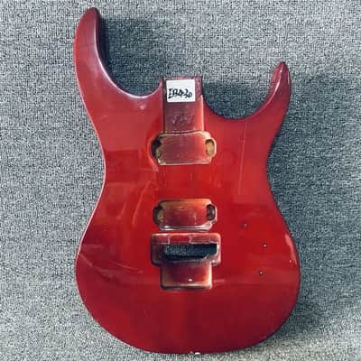 Red Basswood HH Guitar Body image 1