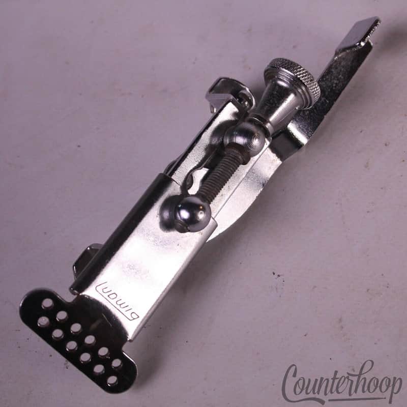 *Ludwig P83 Block Logo Snare Drum Throw-Off Strainer Chrome USA Vintage 60s-70s* image 1
