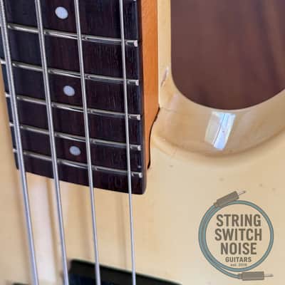Fernandes Bass, Limited Edition, PJ, Aged White, MIJ 1989, 32” Medium Scale image 20