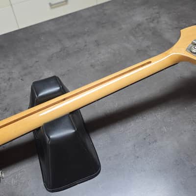 1973 Fender Precision Bass Sunburst Vintage American 70s P-Bass with custom Jazz Bass block inlay neck USA 4-String image 16