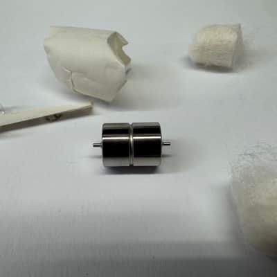 Ampex ATR 102 1/4" 2tk Set of Heads NOS/Perfect w/NOS idler image 6