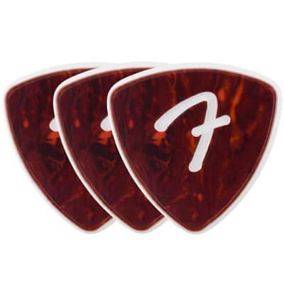 Fender F-Grip Guitar Pick Set 346 Shape Plectrums 3-Pack image 1