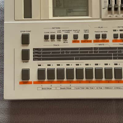 Roland TR-707 Rhythm Composer Drum Machine w/ PSU Tested Working image 4