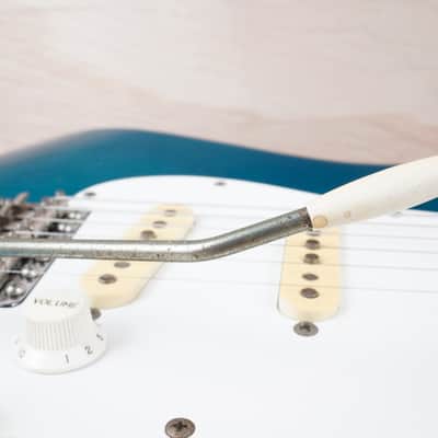 Squier CST-55 JV Stratocaster Reissue MIJ 1983 Lake Placid Blue Vintage Fender Japan w/ Bag image 10