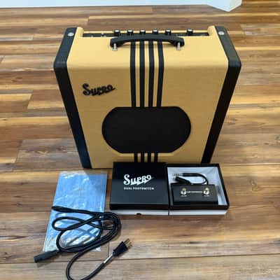 Supro 1822R Delta King 12 15-Watt 1x12" Guitar Combo 2021 - Present - Tweed / Black Stripes image 1