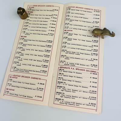 Kustom Suggested Retail Price List Flyer 1971 image 3