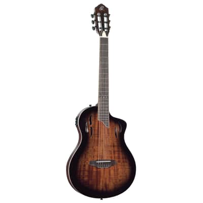 Ortega RTPDLX-ACA TourPlayer Series Solid Okoume Body Slim Neck Nylon 6-String Acoustic-Electric Guitar w/Gig Bag image 2