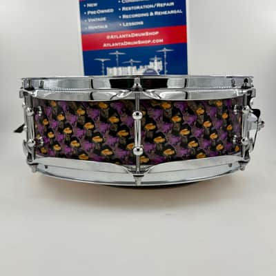 Montineri Custom 14x4 "Iris Tongue" Snare Drum image 6
