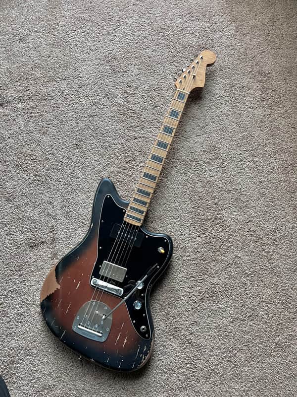 Fender AVRI-style Jazzmaster Partscaster - Relic Chocolate Burst