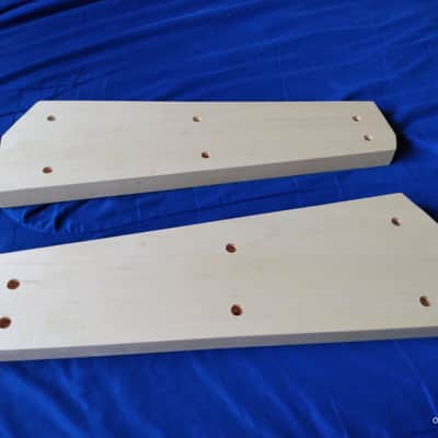 Custom Solid Maple side panels for Yamaha Motif XF8, XS8 by niksGear