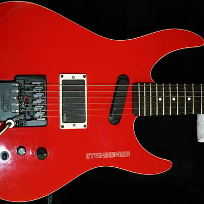 Steinberger GM5T 1987-88 Newburgh USA RED w/Transtrem System imagen 1
