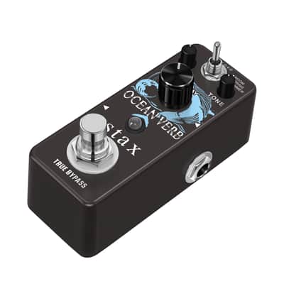 Stax Digital Reverb Pedal Ocean Verb Guitar Effect Pedal Room/Spring/Shimmer Models for Guitar image 2