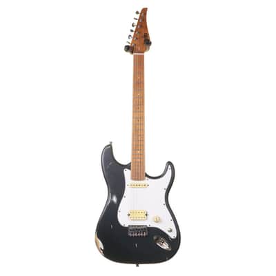 Jet JS-800 Electric Guitar, Black (Relic) image 3