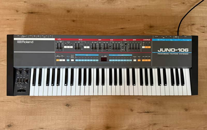 Roland Juno-106 61-Key Programmable Polyphonic Synthesizer (Full service / Warranty) image 1