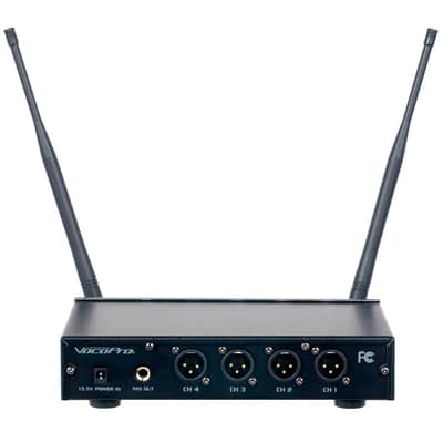 VocoPro Digital-Quad-B  Four Channel UHF Digital Wireless Headset & Lapel Microphone image 2