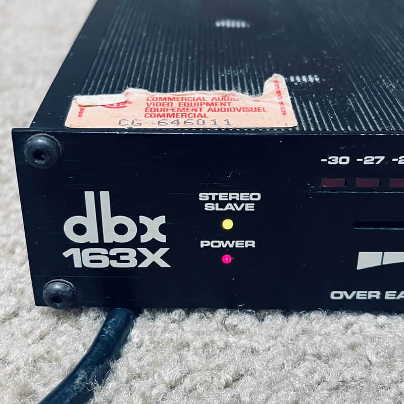 DBX 163X Over Easy Compressor Limiter | Reverb