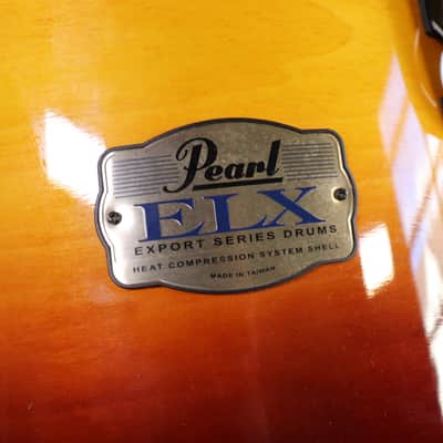Pearl ELX Export 6pc Drum Kit Set 22/16/13/12/10/14" Burnt Toast image 2