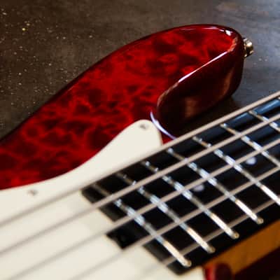 Sadowsky Vintage 5-21 Custom shop  2022 transparent red image 11