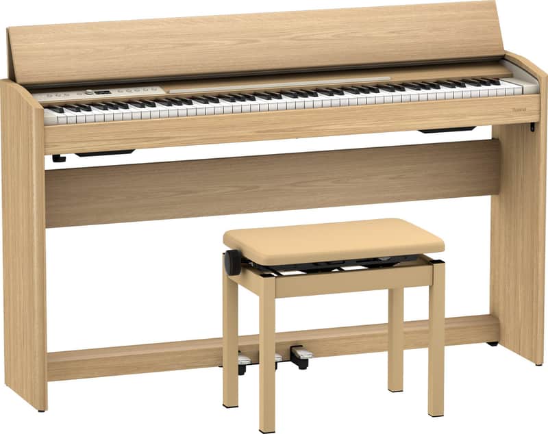 Roland F701-LA Digital Piano - Light Oak - Demo image 1