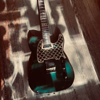 Cindy Guitars Custom Built LeatherFace Model-T 2023 - Shellac image 3