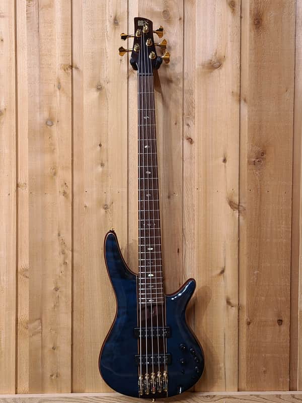 Ibanez SR2405W-BTL Premium 5-String Bass Caribbean Green Low Gloss image 1