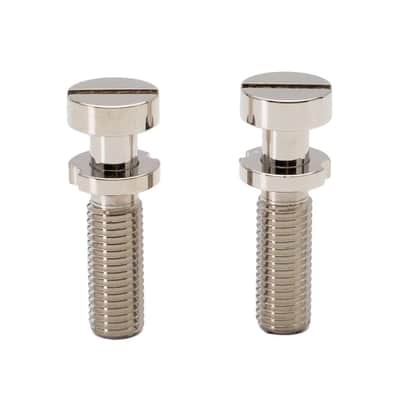 Music City Bridge Locking Studs, American Thread - Polished Nickel image 1