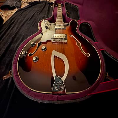 c. 1980 Guild Starfire SF-4 Semi-Hollow body guitar - Tobacco Burst L/H image 3