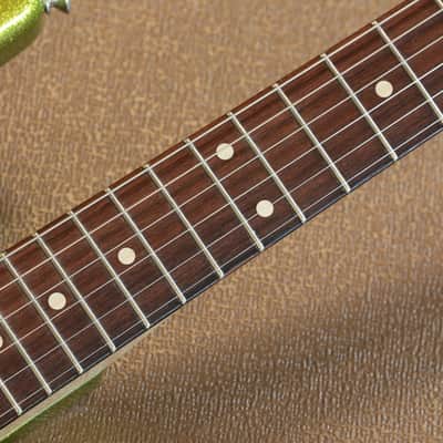 Minty! 2008 Fender Dick Dale Stratocaster Chartreuse Sparkle + COA OHSC image 7
