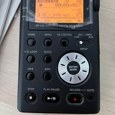 TASCAM DR-100mkIII Handheld Digital Stereo Recorder 2010s - Black image 2