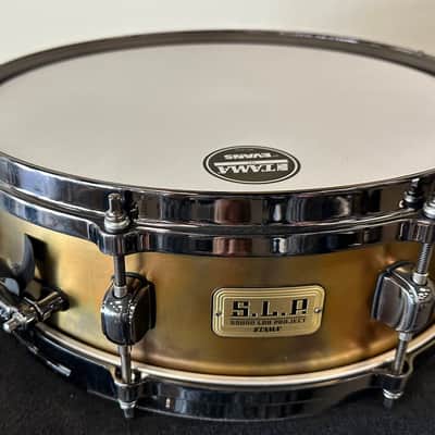 Tama LBZ1445 4.5x14" S.L.P Series Dynamic Bronze Snare Drum 2020 - Present - Raw Bronze image 3