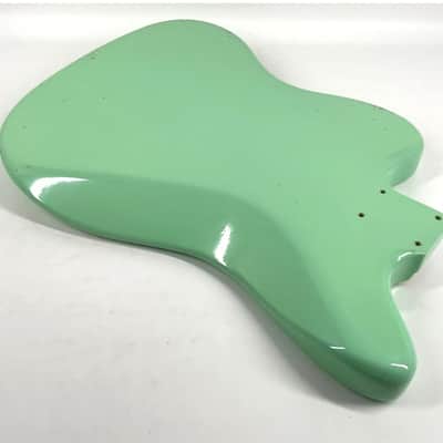 MJT Ultralight Jazzmaster Body 4lbs!! Alder 2025 - Aged Nitro Surf Green image 10