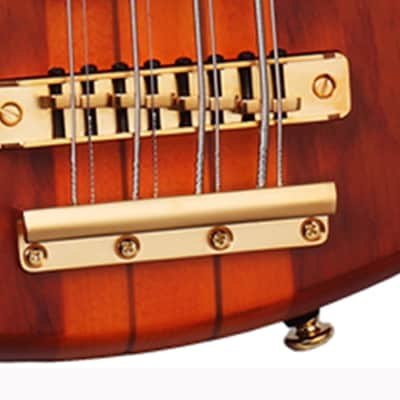 Schecter Stiletto Studio-8 Electric Bass (8 String, Left Handed, Honey Satin) image 3