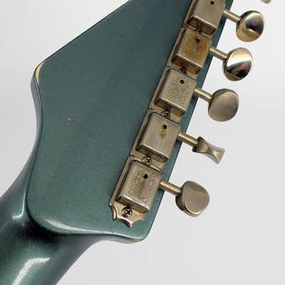Rosser Tempest Guitar (2021, Emerald Green Metallic), Aged Nitro, Mojotone Humbucker image 7