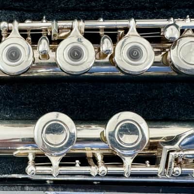 Yamaha Japan 265S - Silver open hole flute image 3