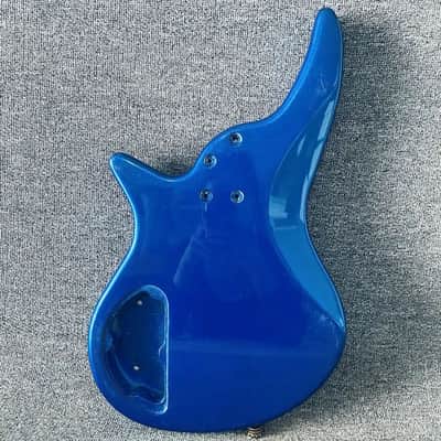 Blue P/J Bass Body for Right Hand Custom Build image 6