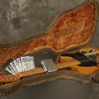 all original 1951 Fender ESQUIRE Blonde with orig. hardshell case image 20