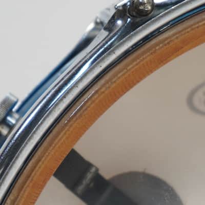 LUDWIG  CLASSIC JAZZ FESTIVAL 14"X5" SNARE DRUM 1970s - Blue Sparkle image 11