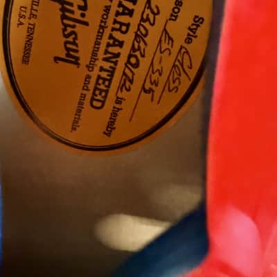 Gibson ES-335 RED + CUSTODIA image 5