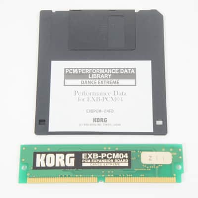 KORG EXB-PCM04 DANCE EXTREME PCM Expansion Board w/ Floppy Disk image 1