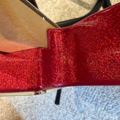Squier FSR Bullet Telecaster Red Sparkle - Fender decal mod image 9