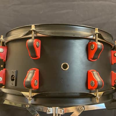 ddrum - HYSD6X13SB 6x13" Hybrid Snare Drum with Built-In Trigger 2010s - Black, Red image 13