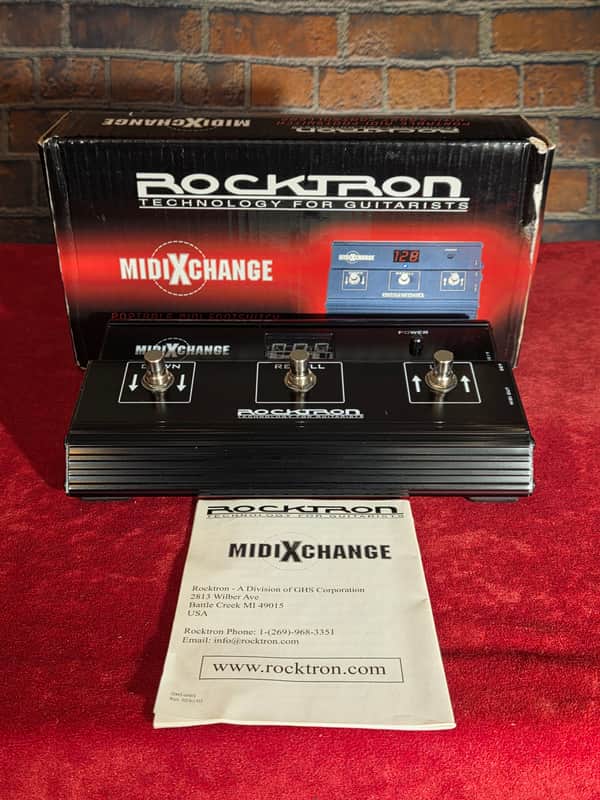 Rocktron Midi Xchange Foot Controller | Reverb