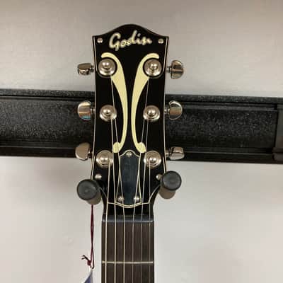 Godin 5th Ave TL Vintage Burst HG Gold Foil SF image 14
