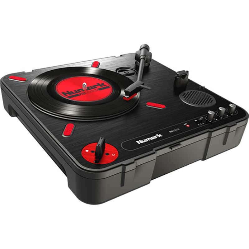 Numark PT01 Scratch Portable Turntable with DJ Scratch Switch image 1